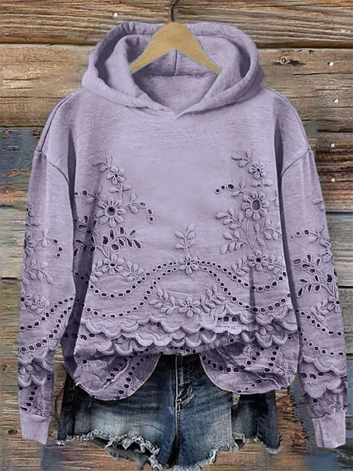 LINDA | SWEATER WITH LACE DETAILSs