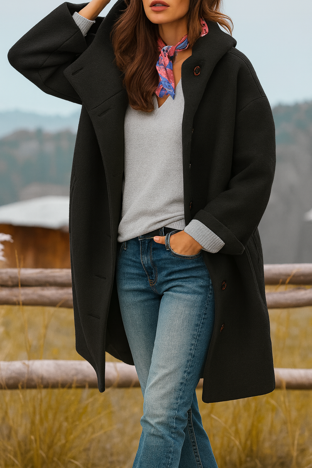 ISLA | COZY MID-LENGHT COAT