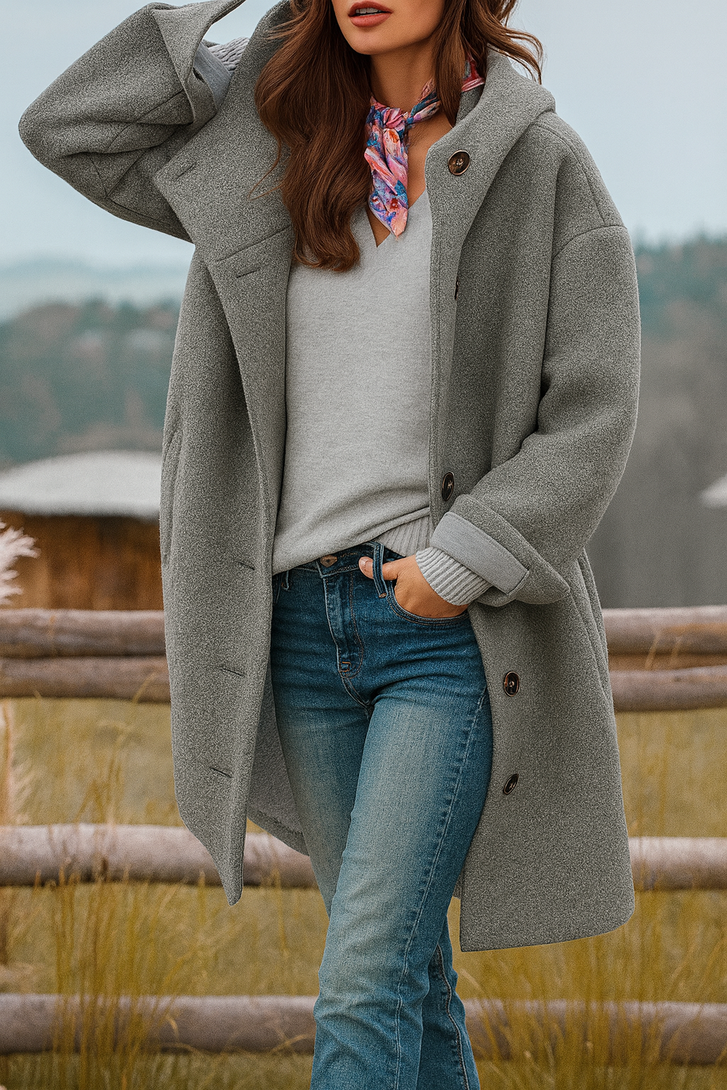 ISLA | COZY MID-LENGHT COAT