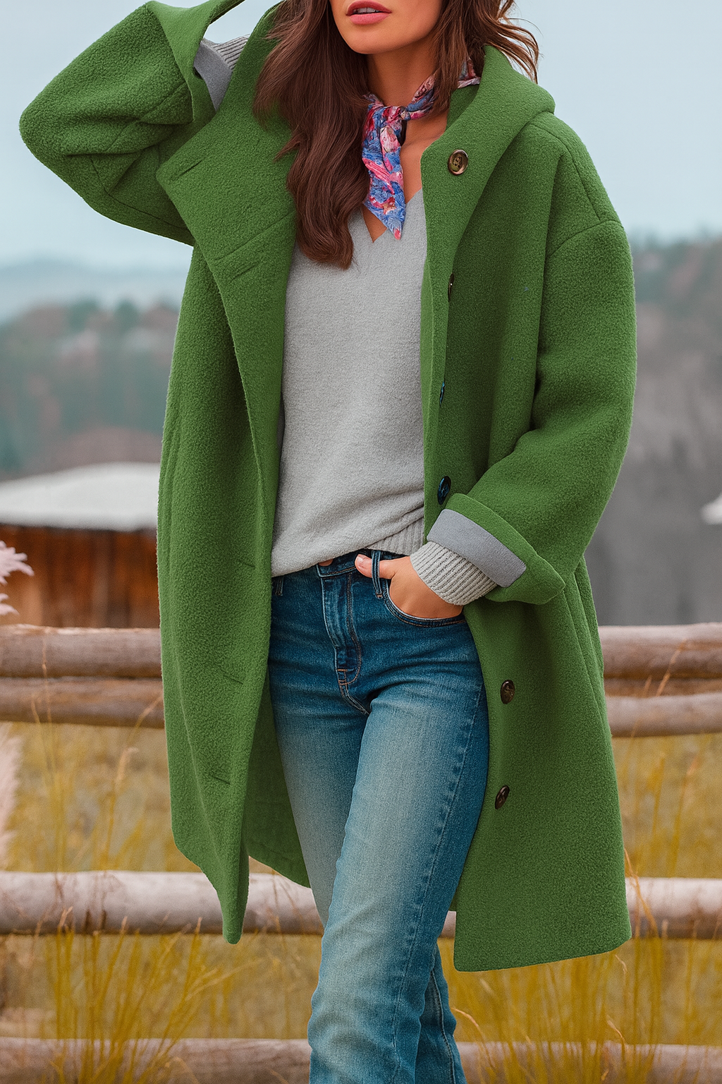 ISLA | COZY MID-LENGHT COAT