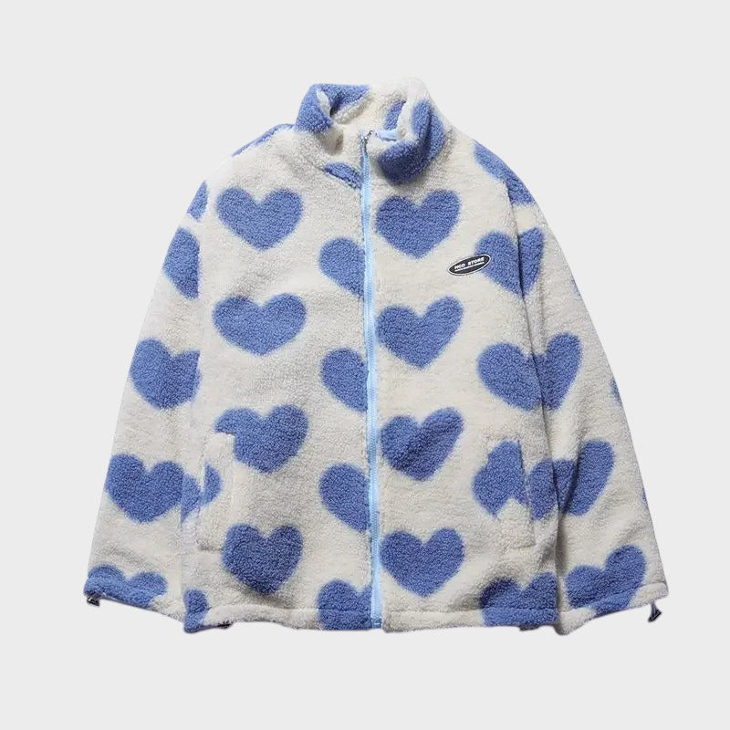 CARLA | REVERSIBLE HEART JACKET