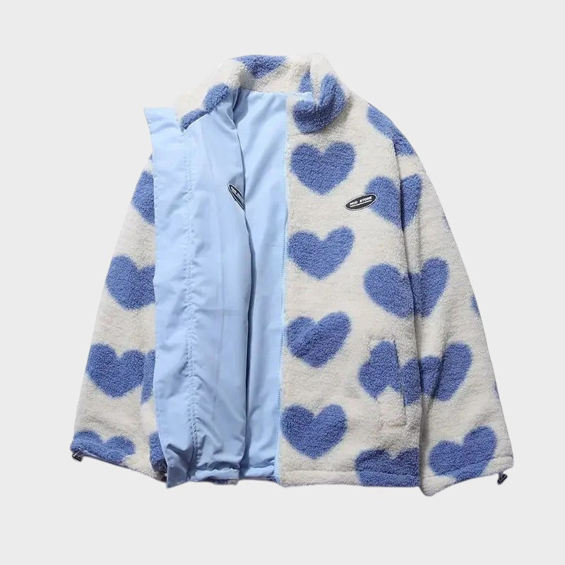 CARLA | REVERSIBLE HEART JACKET