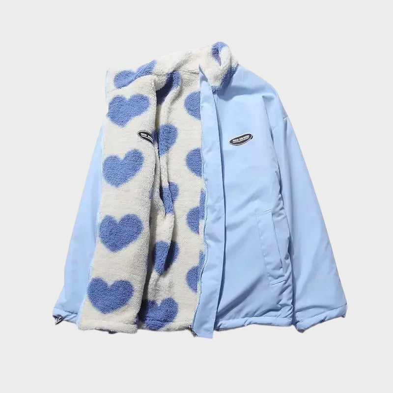 CARLA | REVERSIBLE HEART JACKET