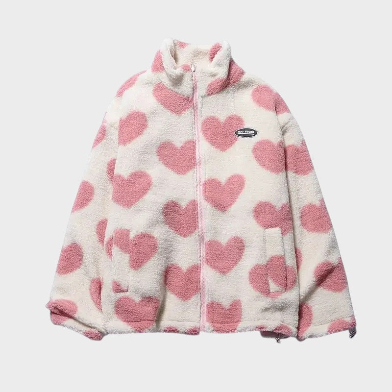 CARLA | REVERSIBLE HEART JACKET