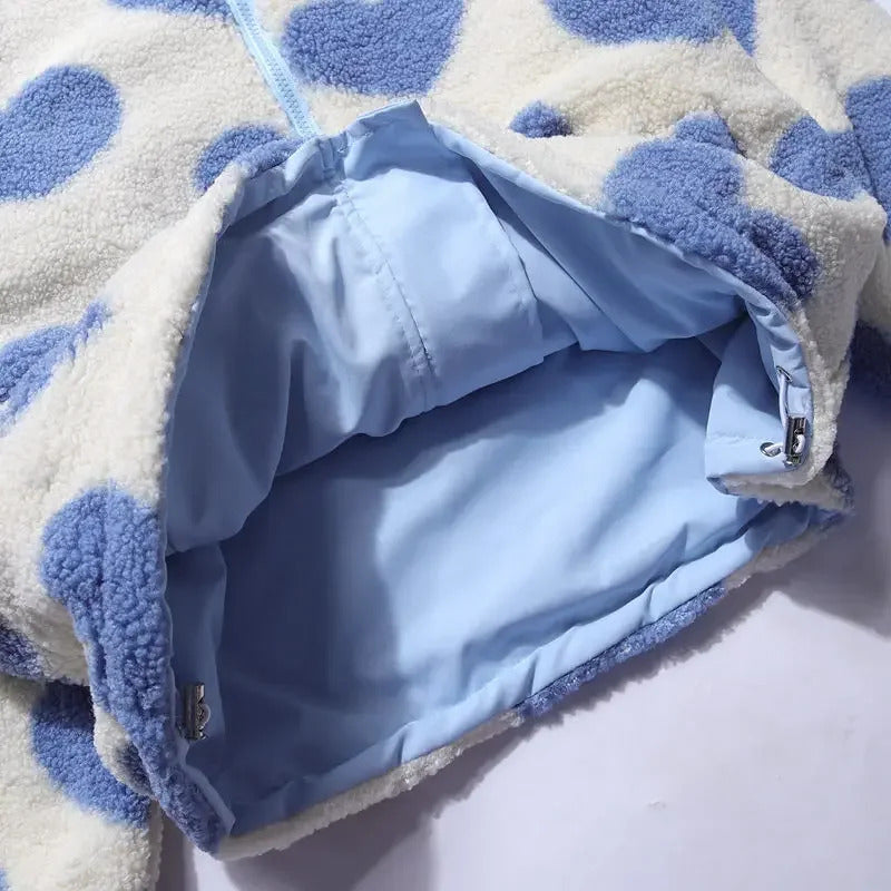 CARLA | REVERSIBLE HEART JACKET