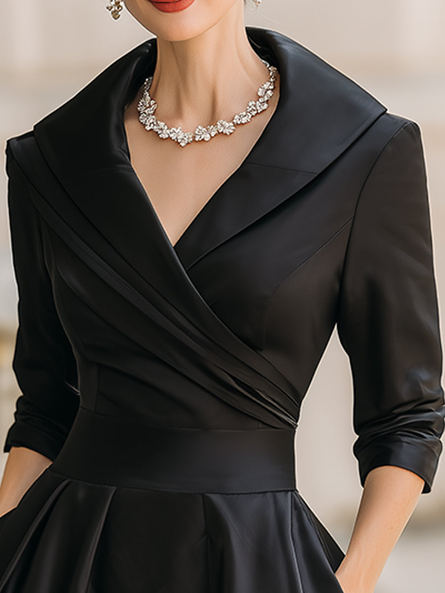 LINA | MIDI SATIN DRESS