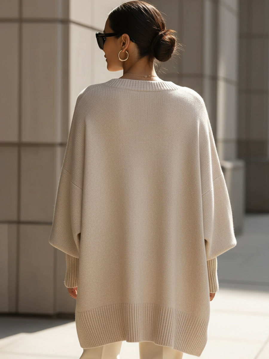 LUCY | SOPHISTICATED WOOL BLEND SWEATER
