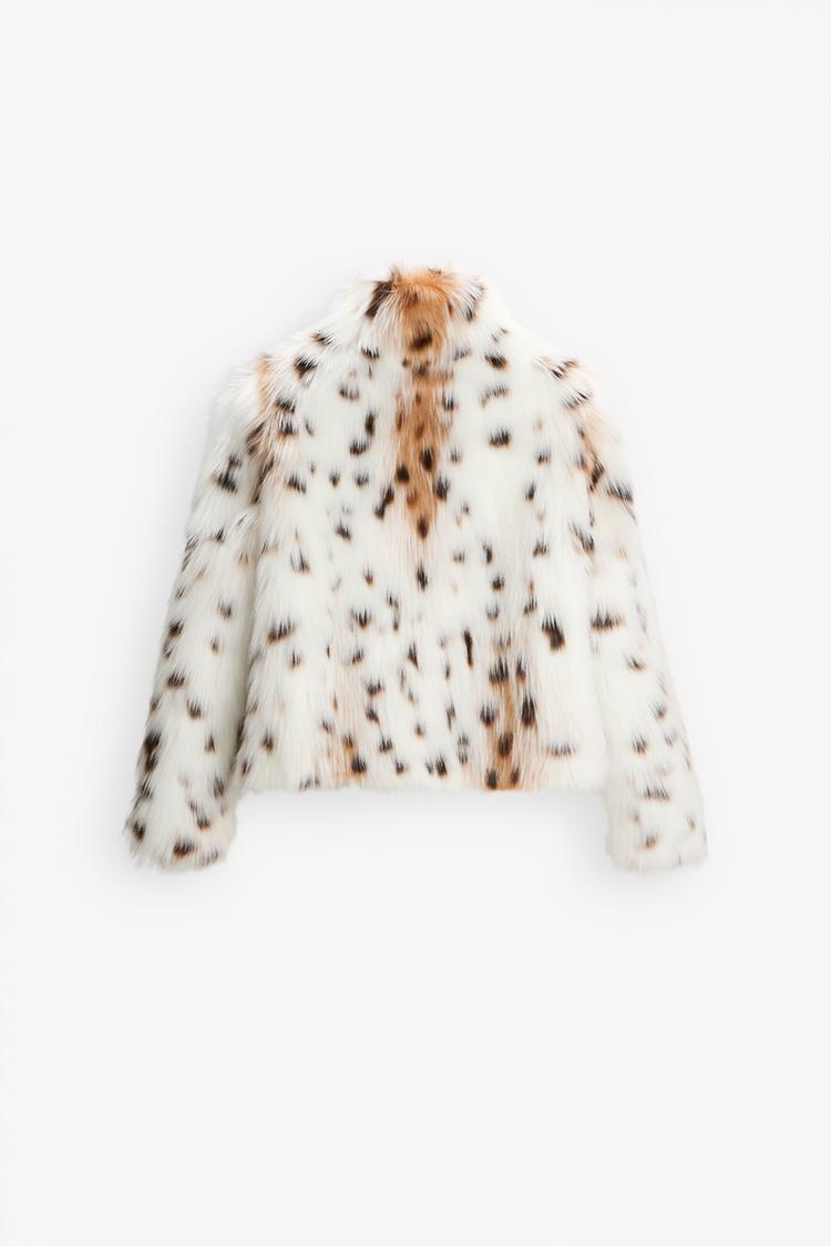 ALICE | LEOPARD FAUX FUR JACKET