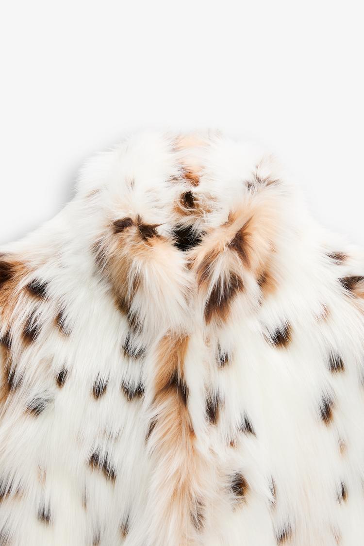 ALICE | LEOPARD FAUX FUR JACKET