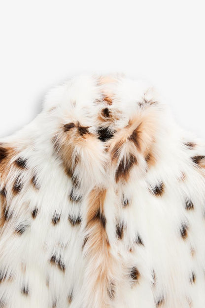 ALICE | LEOPARD FAUX FUR JACKET