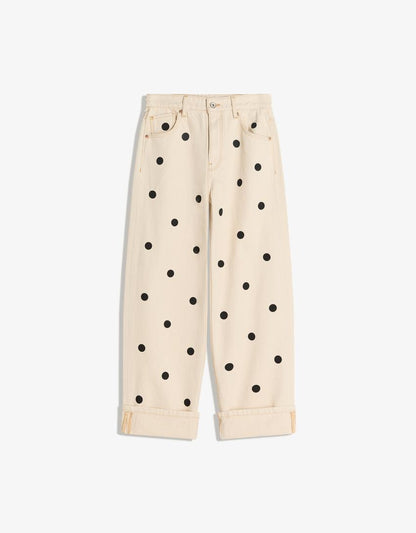 PEYTON | POLKA DENIM