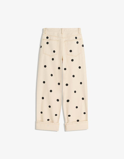 PEYTON | POLKA DENIM