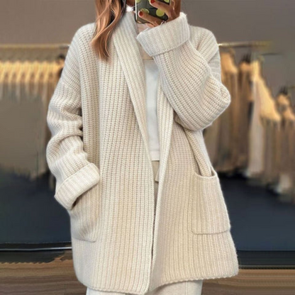CHIARA | KNITTED WOOL CARDIGAN