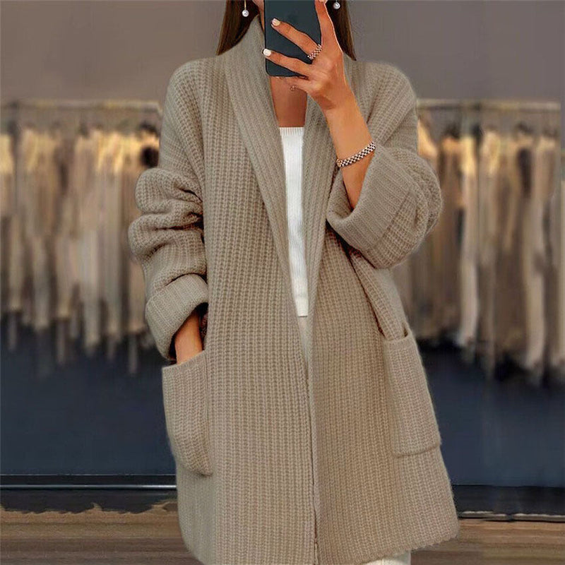 CHIARA | KNITTED WOOL CARDIGAN