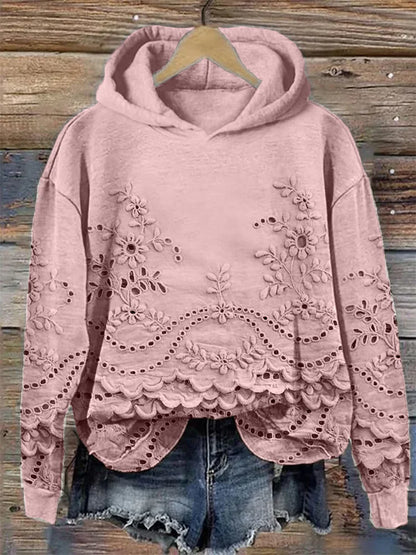 LINDA | SWEATER WITH LACE DETAILSs