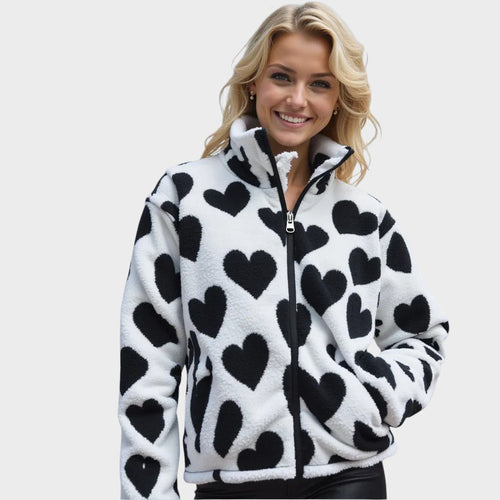 CARLA | REVERSIBLE HEART JACKET