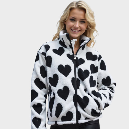 CARLA | REVERSIBLE HEART JACKET