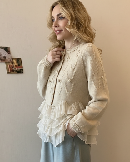 NATALIE | RUFFLE CARDIGAN