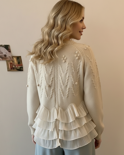 NATALIE | RUFFLE CARDIGAN