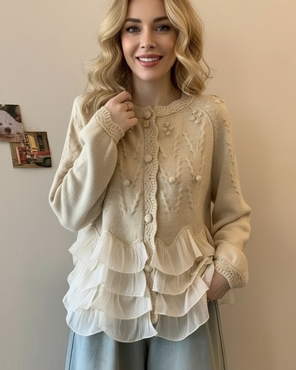 NATALIE | RUFFLE CARDIGAN