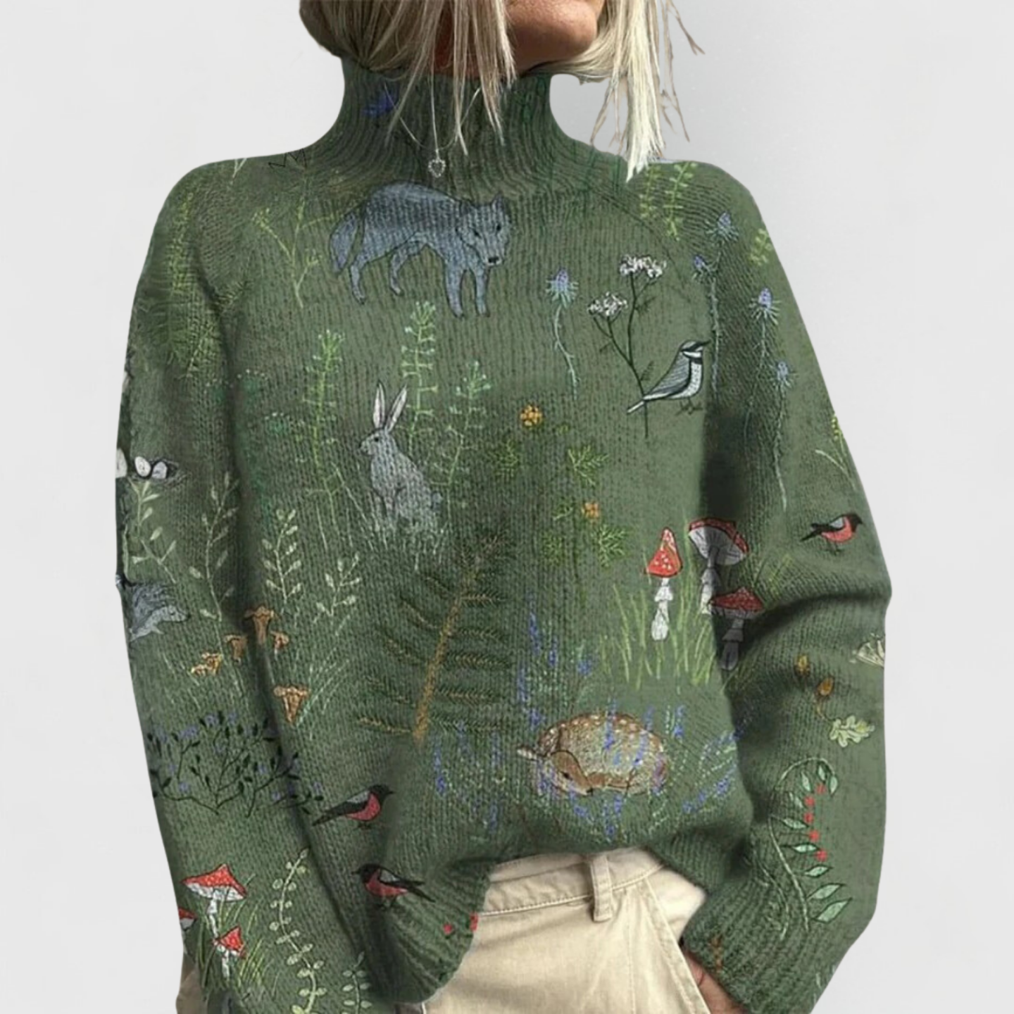 CENTENIA | ELEGANT TURTLENECK SWEATER