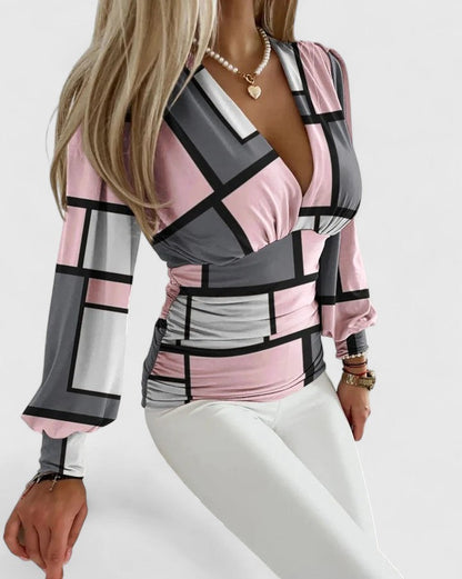 PEYTON | ELEGANT V-NECK TOP