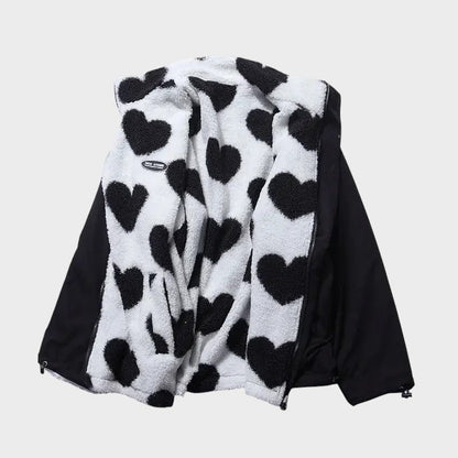 CARLA | REVERSIBLE HEART JACKET