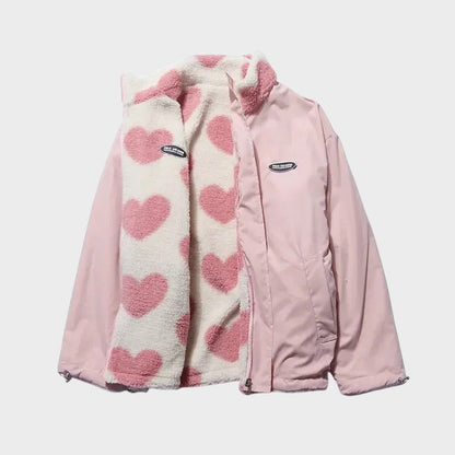 CARLA | REVERSIBLE HEART JACKET