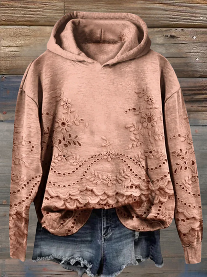 LINDA | SWEATER WITH LACE DETAILSs