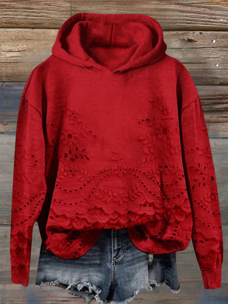 LINDA | SWEATER WITH LACE DETAILSs