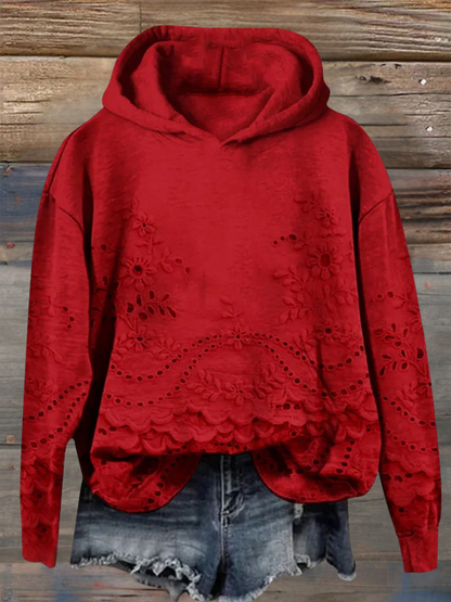LINDA | SWEATER WITH LACE DETAILSs