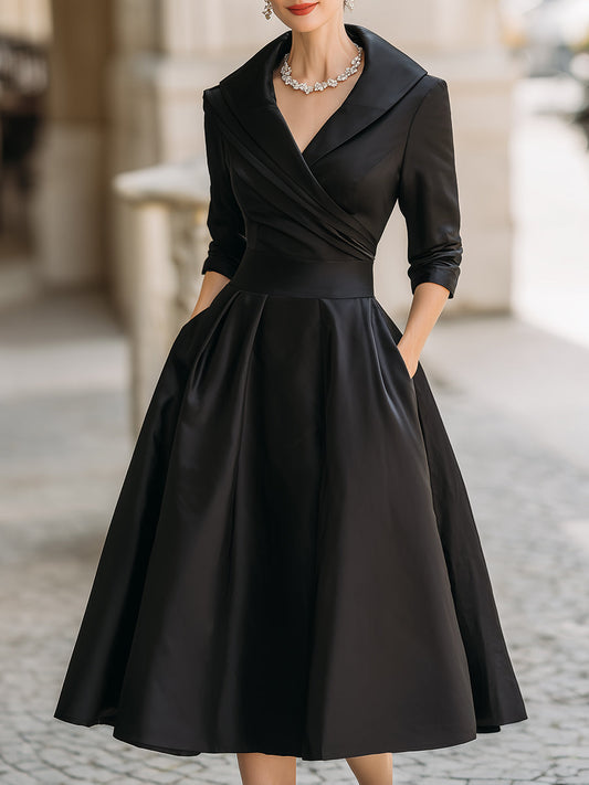 LINA | MIDI SATIN DRESS