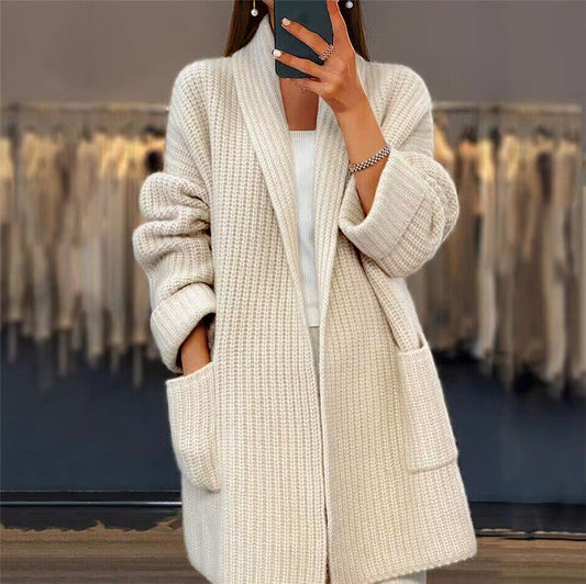 CHIARA | KNITTED WOOL CARDIGAN