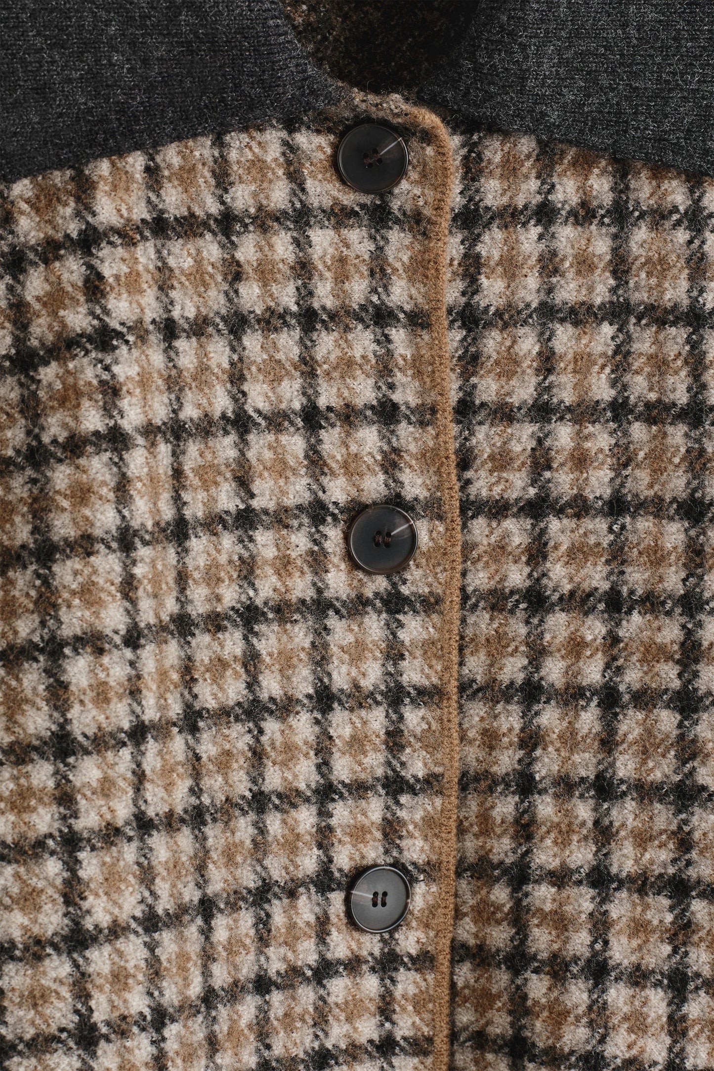 QUINN |  WOOL CHECK JACKET