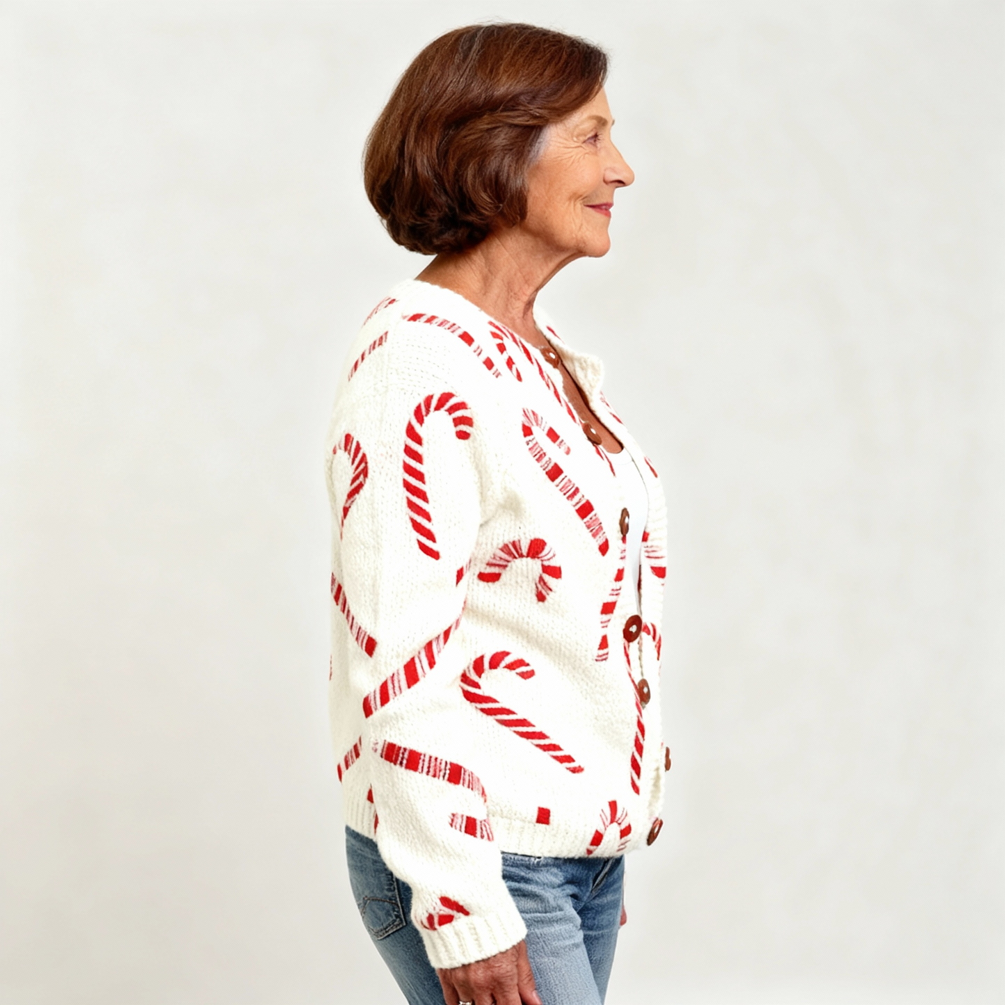 MATHILDE | FESTIVE CANDY CARDIGAN