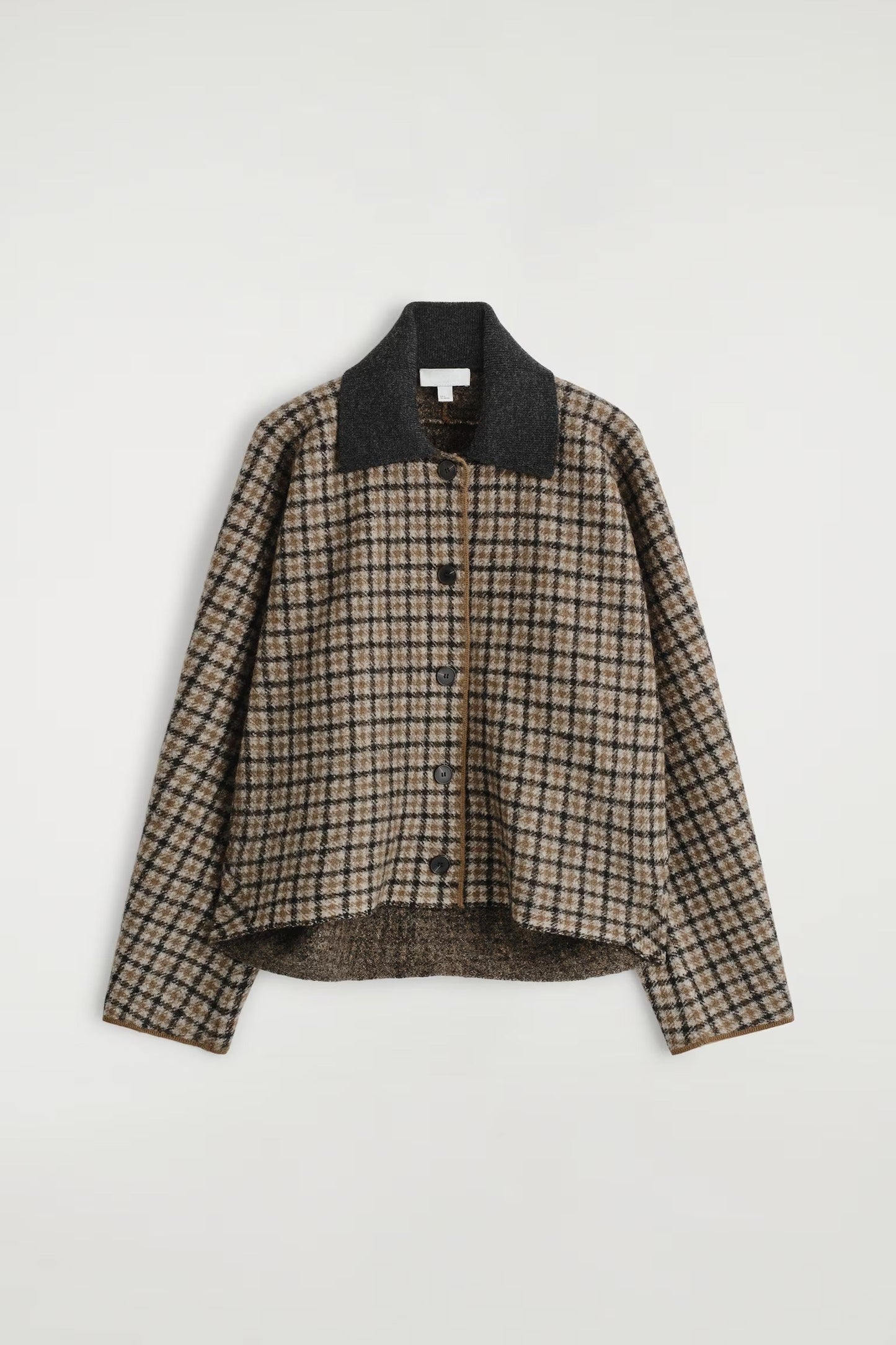 QUINN |  WOOL CHECK JACKET