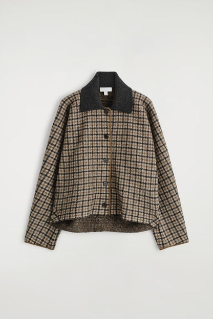 QUINN |  WOOL CHECK JACKET