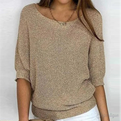 MIRA | TEXTURED KNIT TOP