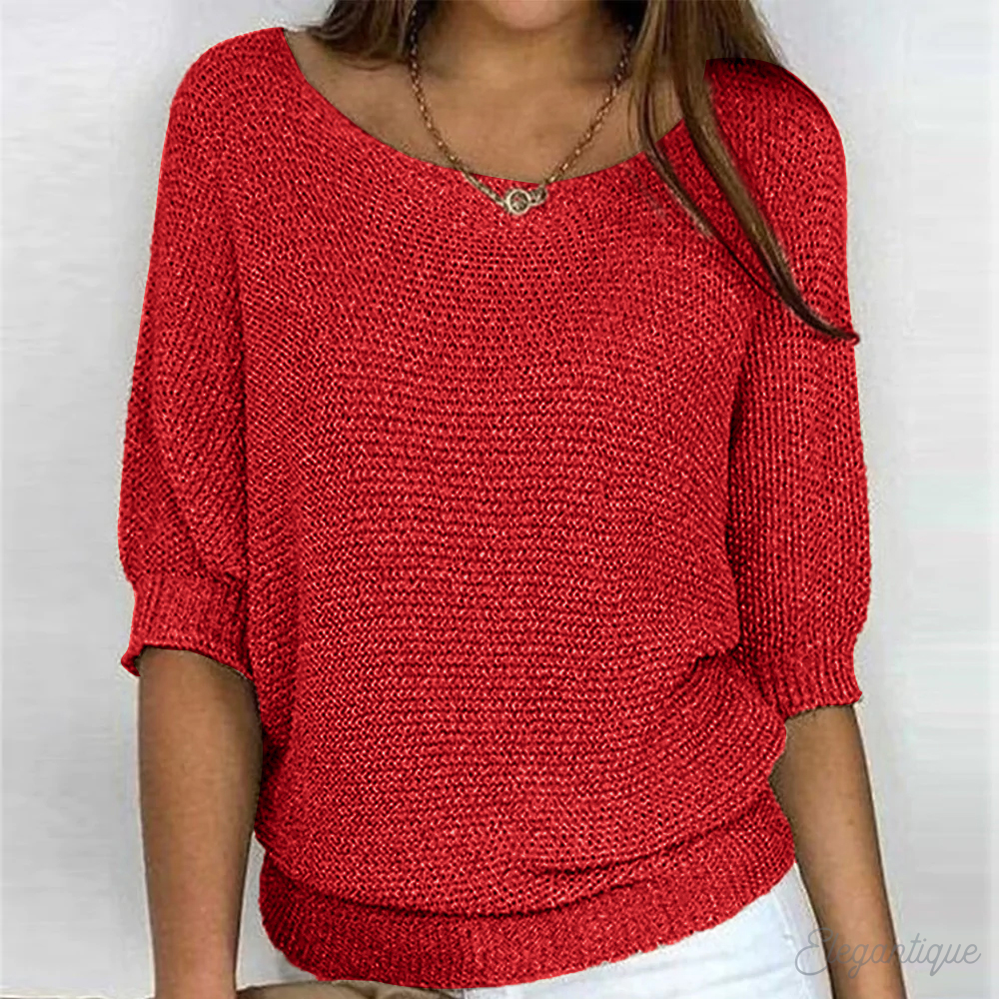 MIRA | TEXTURED KNIT TOP